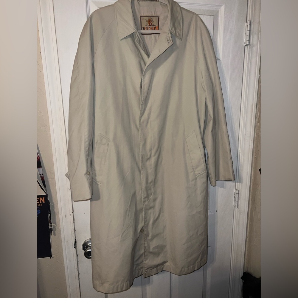 Vintage baracuta trench jacket woman’s size XL